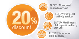 ELITE Custom Antibody Services 20% off